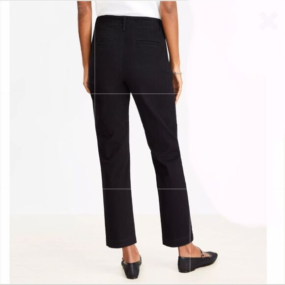 LOFT The Monroe Slim dark grey chinos in excellent condition size 4 - Picture 2 of 8